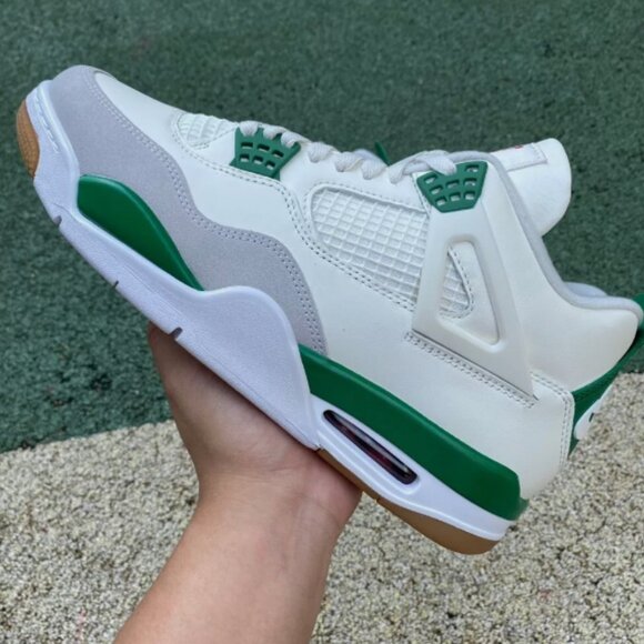 Nike SB x Air Jordan 4 AJ4 Pine Green Men’s Sneaker Shoe - Picture 2 of 6